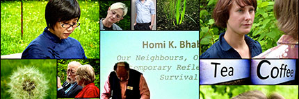 Workshop with Homi K. Bhabha © Thomas Martius